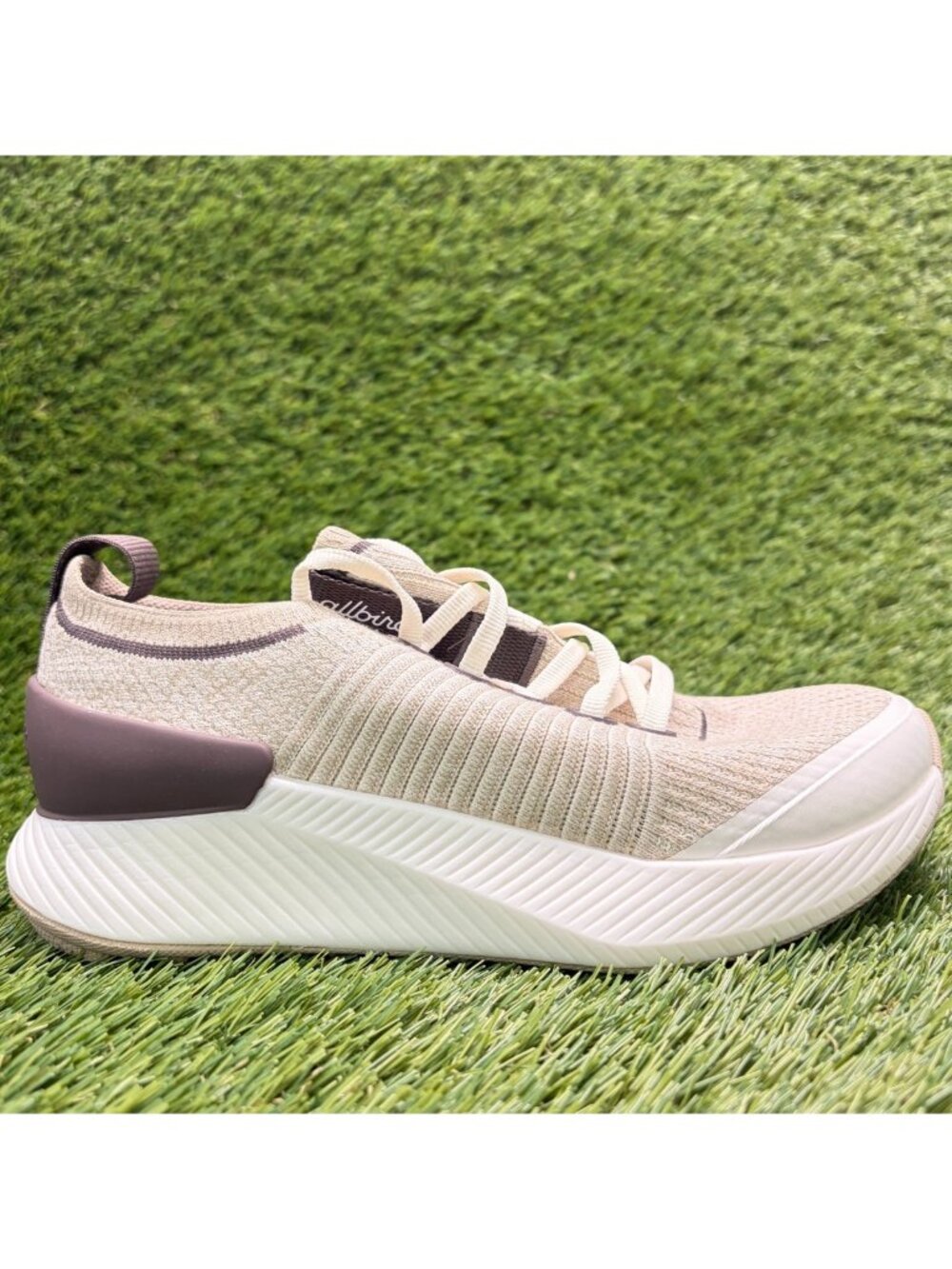 Allbirds Tree Gliders Womens Size 6 Beige Brown Athletic Running Shoes Sneakers